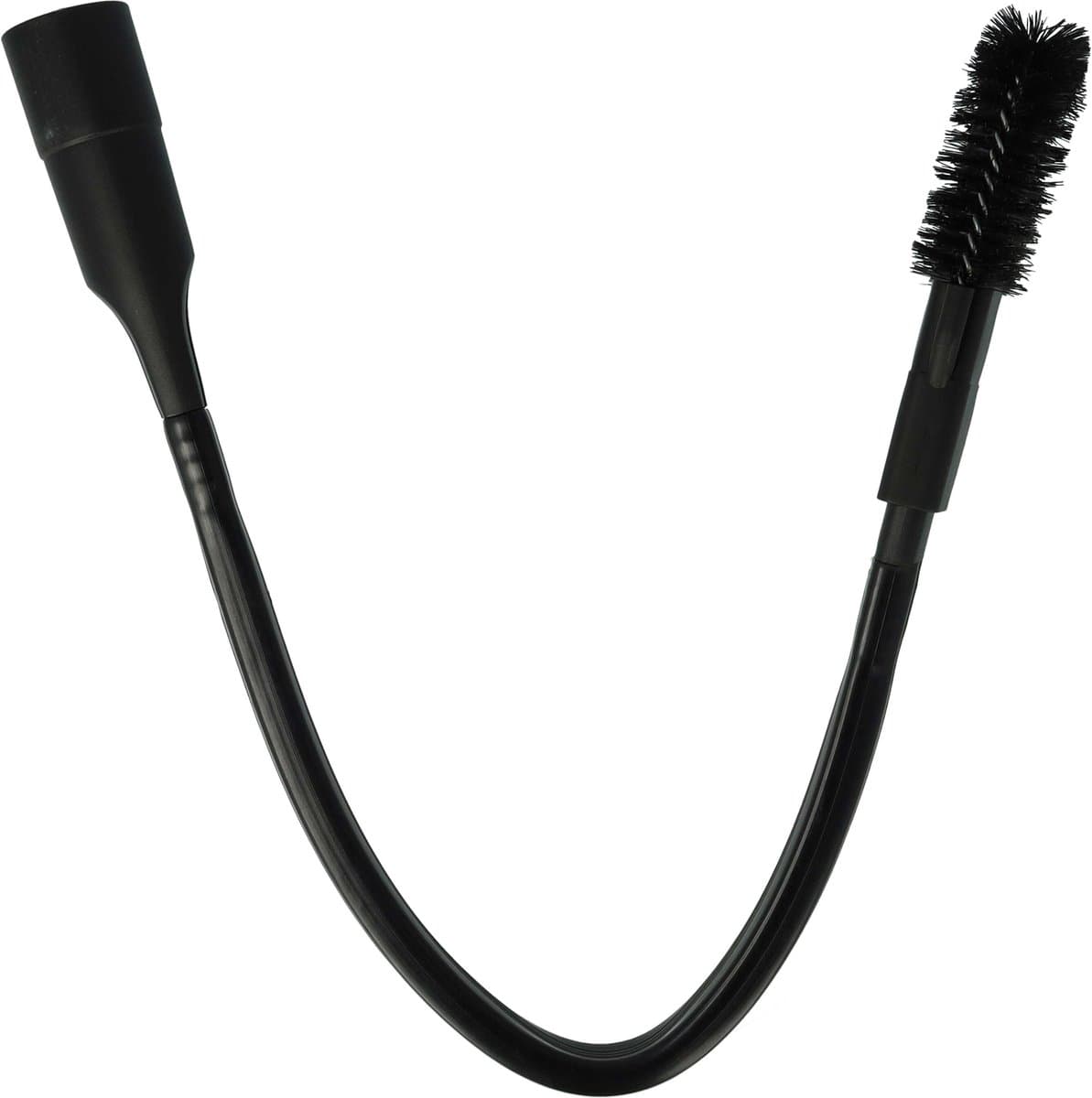 vhbw Flexibele kierenzuigmond, compatibel met Kärcher T7/1eco!efficiency stofzuigers met een ronde aansluiting van 30-37 mm - zuigmond, afneembare borstel, 63,2 cm
