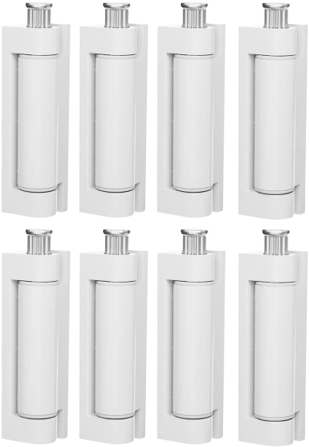 Raamband 8 Stuks - Witte Schroefband - Raamscharnieren - Raambeslag - Onderhoudsplan Insectenwering - 7,5 x 1,9 cm - Raamscharnier