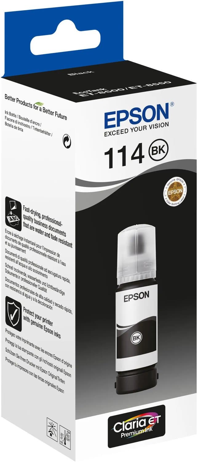 Epson 114 Inktflesje Zwart