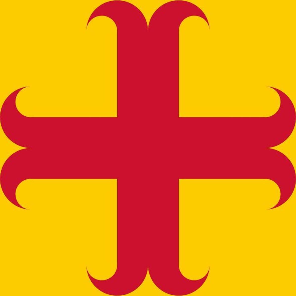 Vlag Oegstgeest 30x45cm