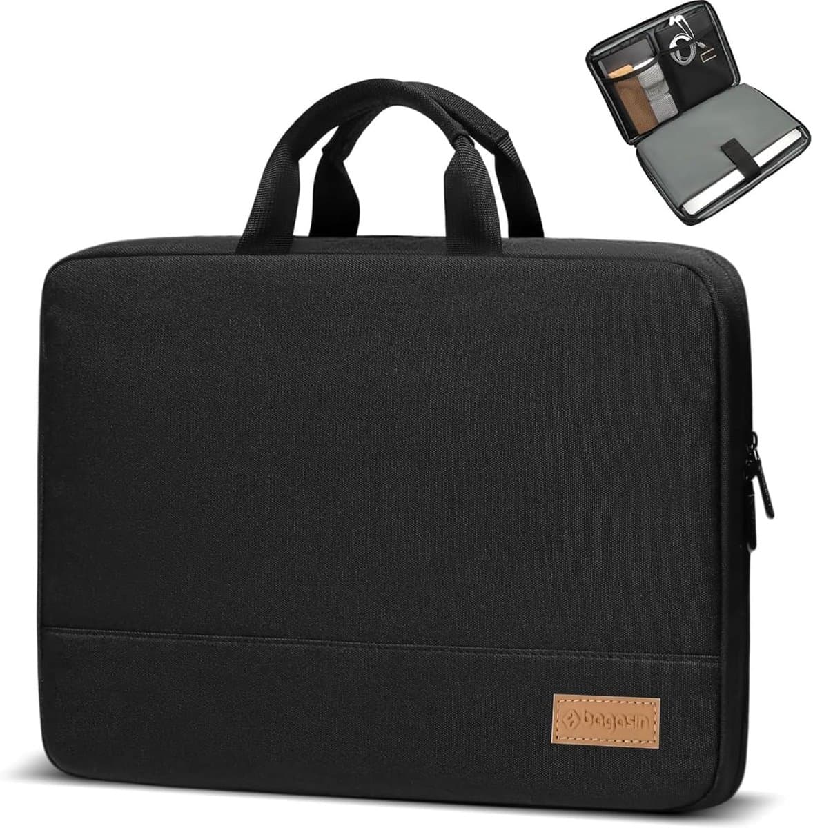 Laptop Hoes Sleeve Laptophoes Laptoptas 14 inch, laptophoes met handvat, waterbestendige draagtas geschikt voor zakenreizen