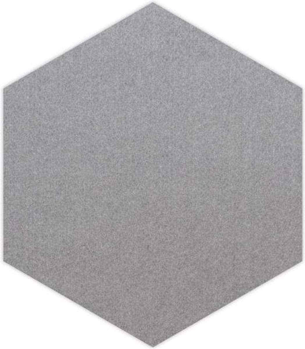 Hexagon vilt onderzetter - Lichtgrijs - 6 stuks - ø 10 cm - 6-hoek - Glas onderzetter - Cadeau - Woondecoratie - Woonkamer - Tafelbescherming - Onderzetters Voor Glazen - Keukenbenodigdheden - Woonaccessoires - Tafelaccessoires