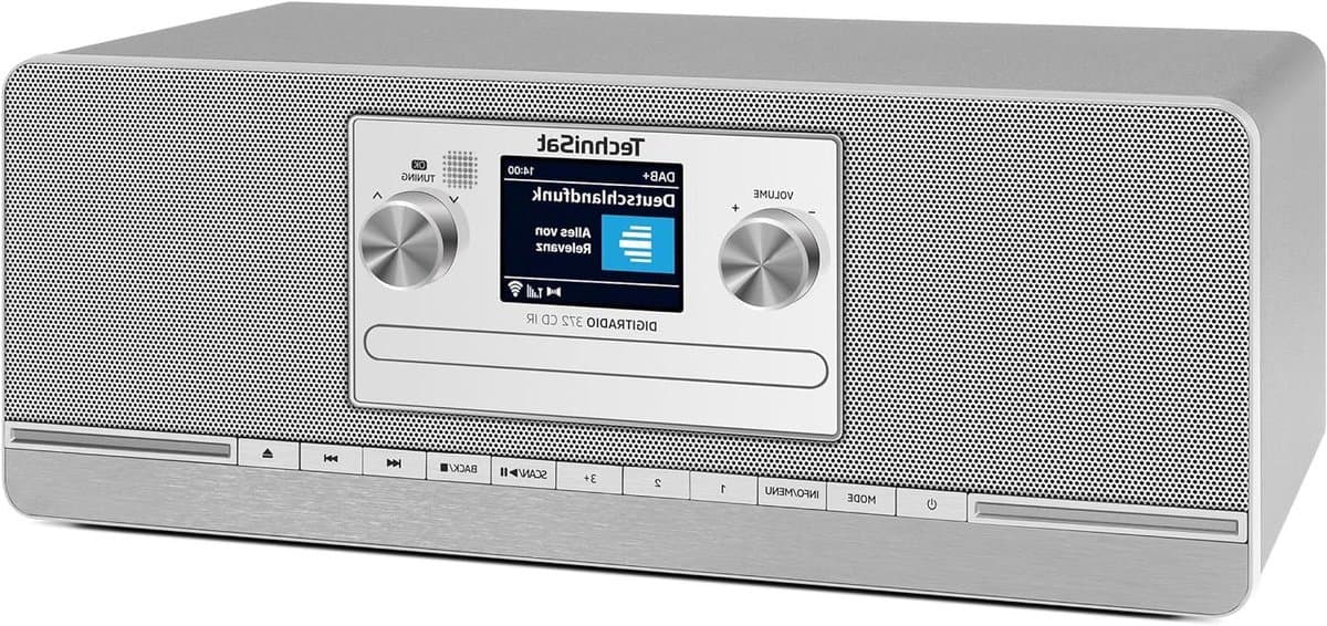 Internetradio met CD-speler - Stereo radio Wifi - Muziek luisteren thuis - Veelzijdige ontvangstbronnen - 10 Watt - Zwart