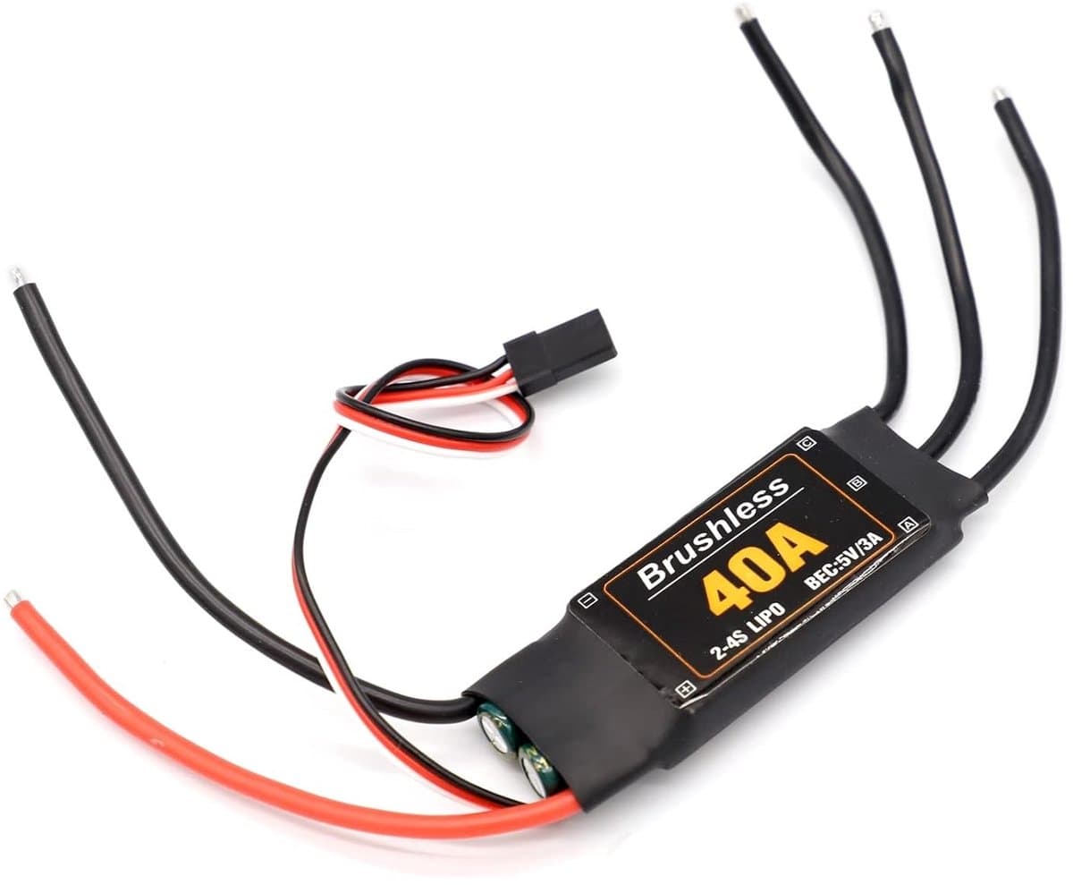 40A Brushless ESC Speed Controller voor 2-4S RC Vliegtuigen, Drones en Helikopters met 5V 3A BEC voor DIY Projecten