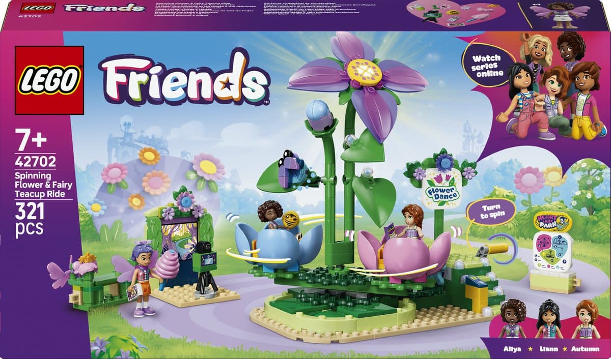 LEGO® Friends Draaiende bloem & feeënthee-kerstokspeelgoed 42702