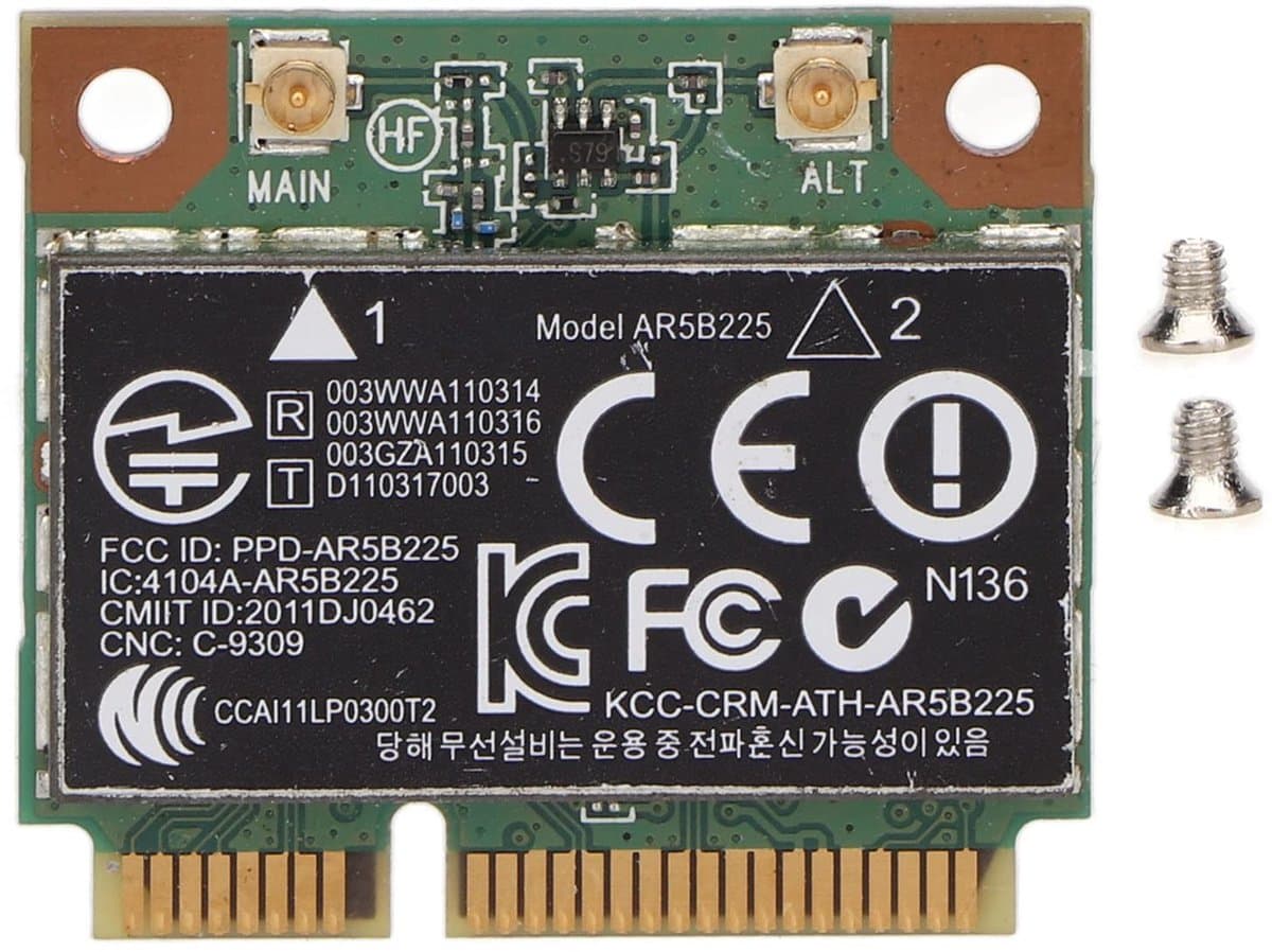 Store_7 - Mini PCIe Draadloze Netwerkkaart - 300 Mbps - Compacte ontwerp - Bluetooth 4.0 - Geschikt voor diverse notebooks - Verbeter je internetve...