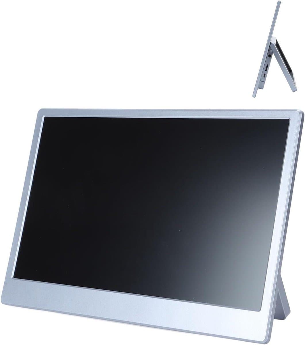 Draagbare Monitor - Extern Scherm - Multitasken op Reis - Drievoudige Schermweergave - 116 Inch - Zwart
