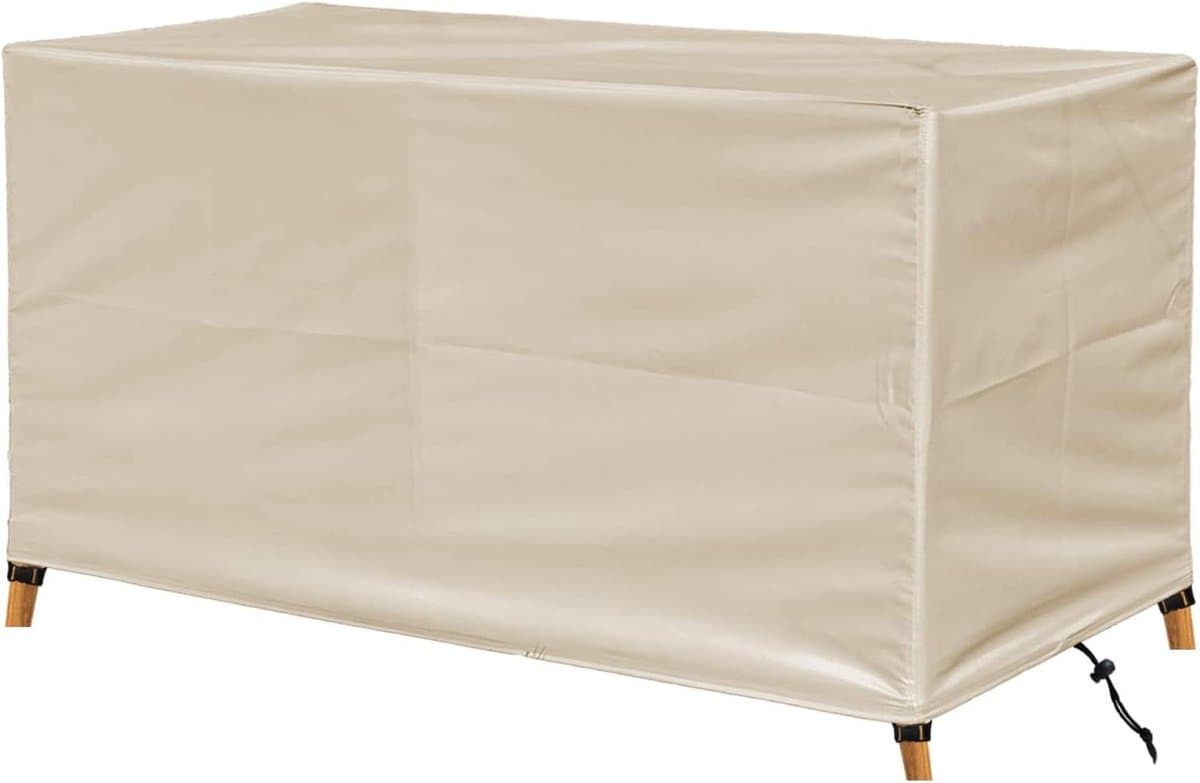 Tuinmeubelhoes Waterdicht - Patio Meubelbeschermer - Meubels Beschermen - 420D Heavy Duty Oxford - 120x100x95cm - Beige