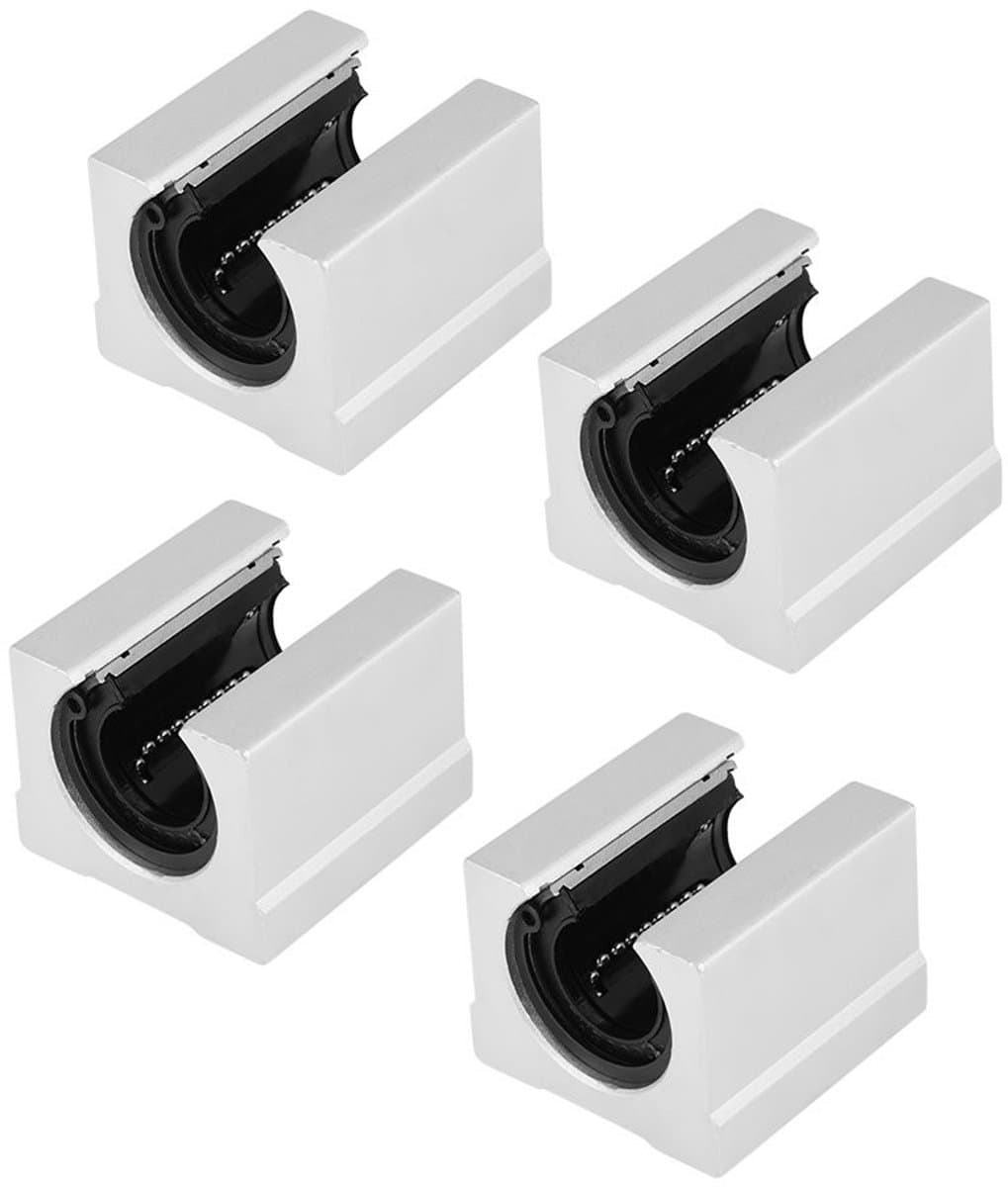 Dailygoody - SBR20UU lineaire lagers - glijlagers blok 20 mm - hoge kwaliteit - 39 x 11 mm - ideaal voor 3D-printer - lange levensduur - geluiddempend