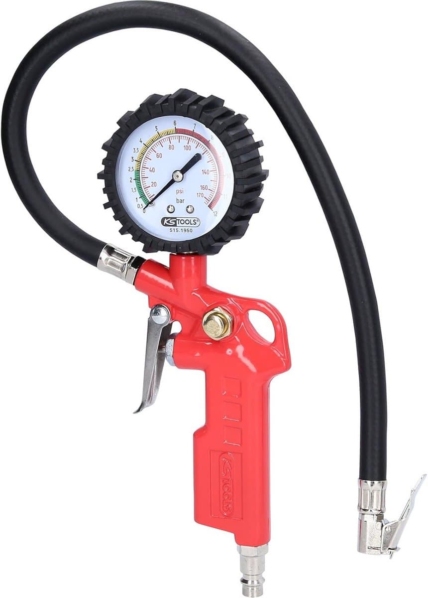 Bandenspanningsmeter tot 11bar met Ergonomisch Design