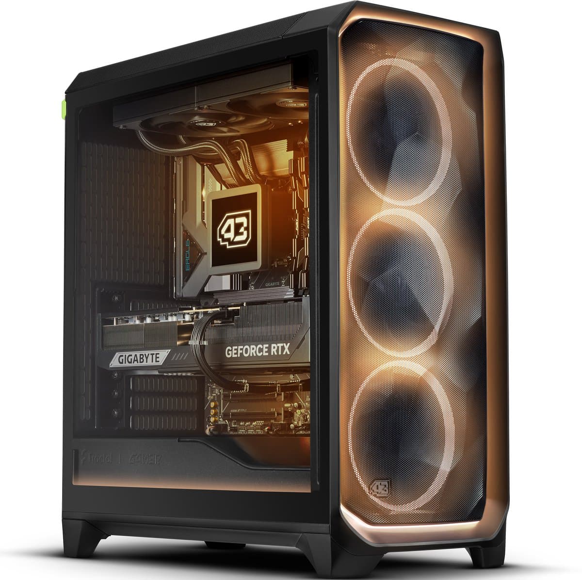 G4M3R® Elite 2.0 – Intel Core Ultra 9 285K - RTX 5080 16GB - 64GB RAM - 2TB SSD - Waterkoeling - ARGB-verlichting - Wi-Fi – High End Gaming PC