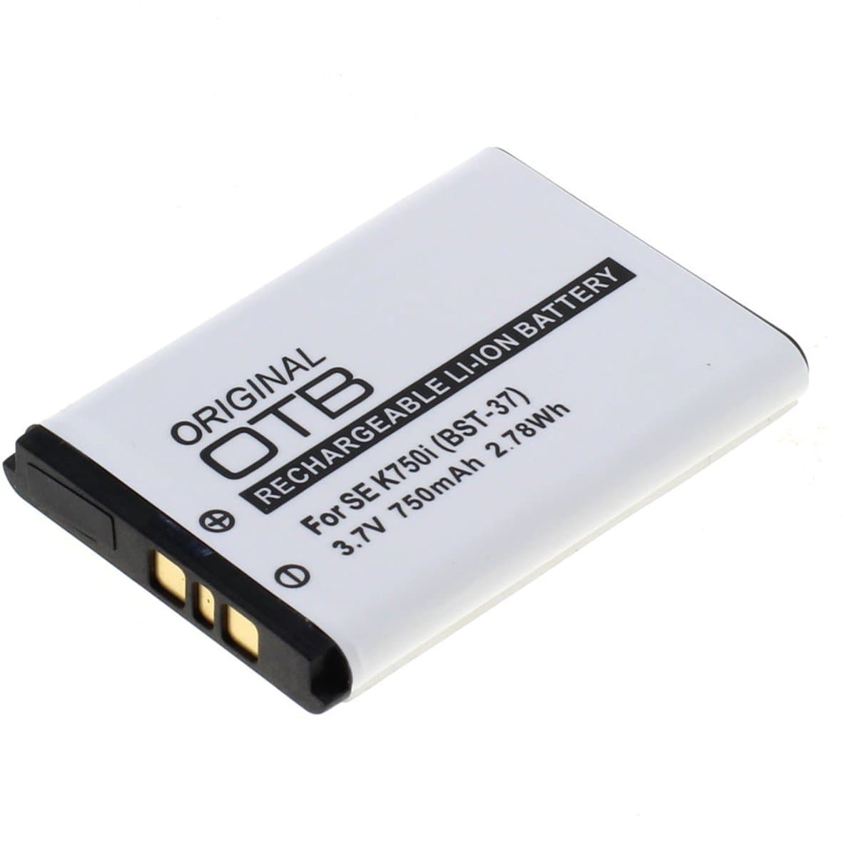 Accu voor Sony Ericsson - Diverse modellen - 3,7V - 750mAh - Wit