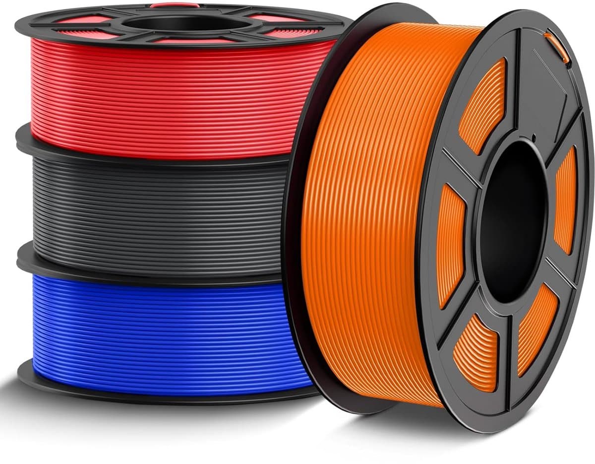 PETG Filament 1.75mm 4kg Bundel voor 3D Printers - Hoge Taaiheid en Nauwkeurig