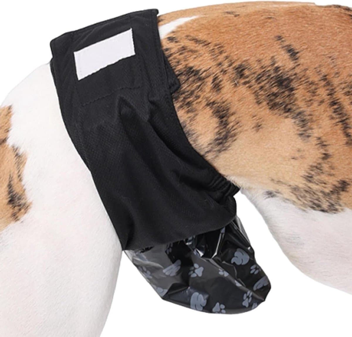 Hondenluiers Herbruikbaar - Hondenbroekjes Trainingsonderleggers - Zindelijkheidstraining Honden - Ademend Mesh Oppervlak - Maat XL - Zwart