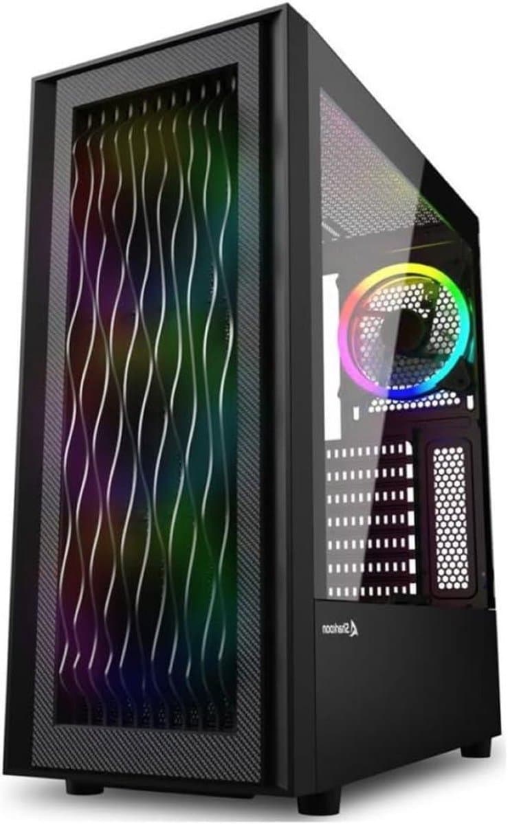 Gaming PC Behuizing - Computerkast Midi-ATX - Componenten Beschermen - 3D Golf Design - 403 x 20 x 456 cm