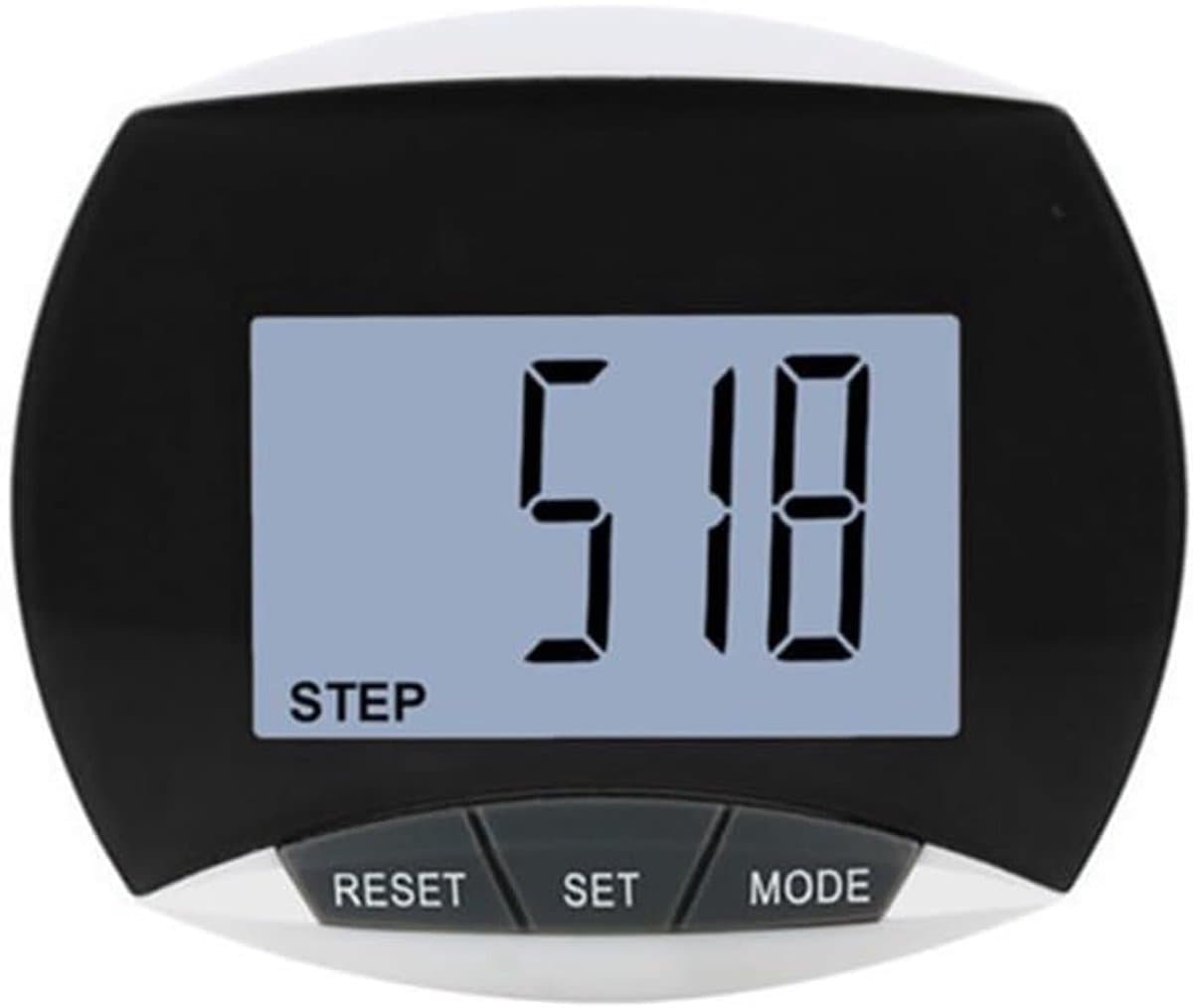 Digitale Stappenteller - Fitness Tracker - Dagelijkse Activiteit - 3D Tri-Assige Sensor - 6.4 cm Scherm - Zwart