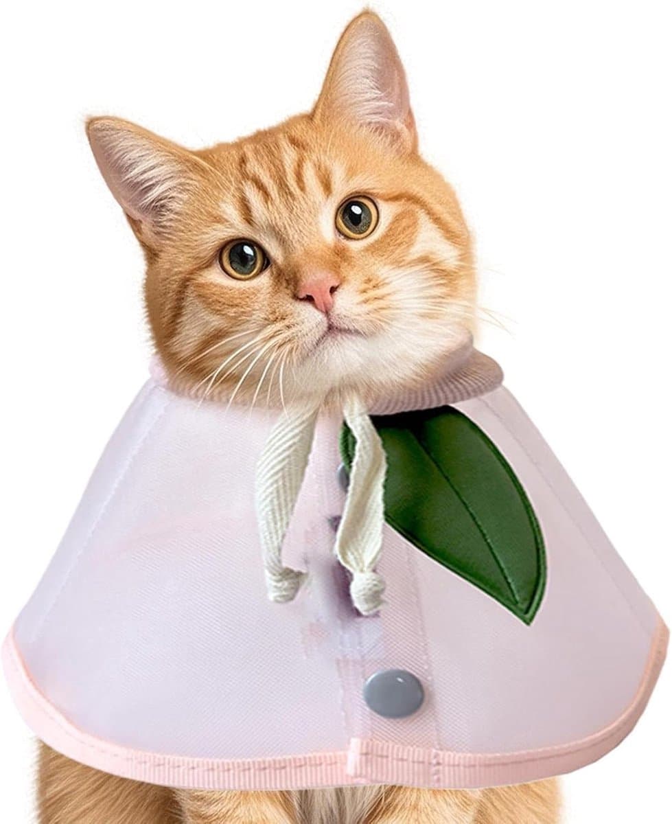 Honden Kegel - Nekbeschermer Huisdier - Bescherming Herstel - Ademend Mesh Materiaal - 43 x 22 cm - Roze