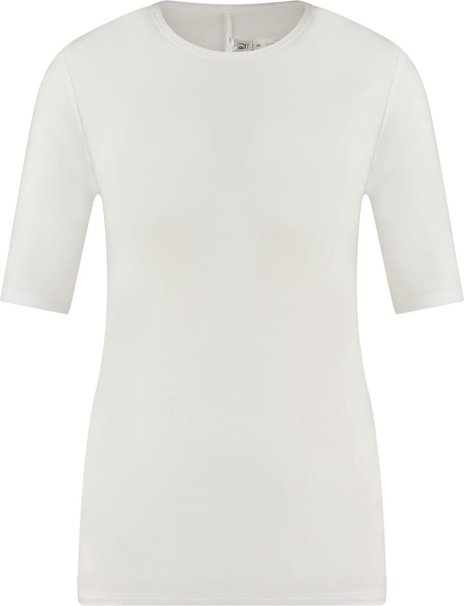 RJ Bodywear - Allure Stays Fresh - Dames Shirt Halve Mouw Ronde Hals - Champagne - S