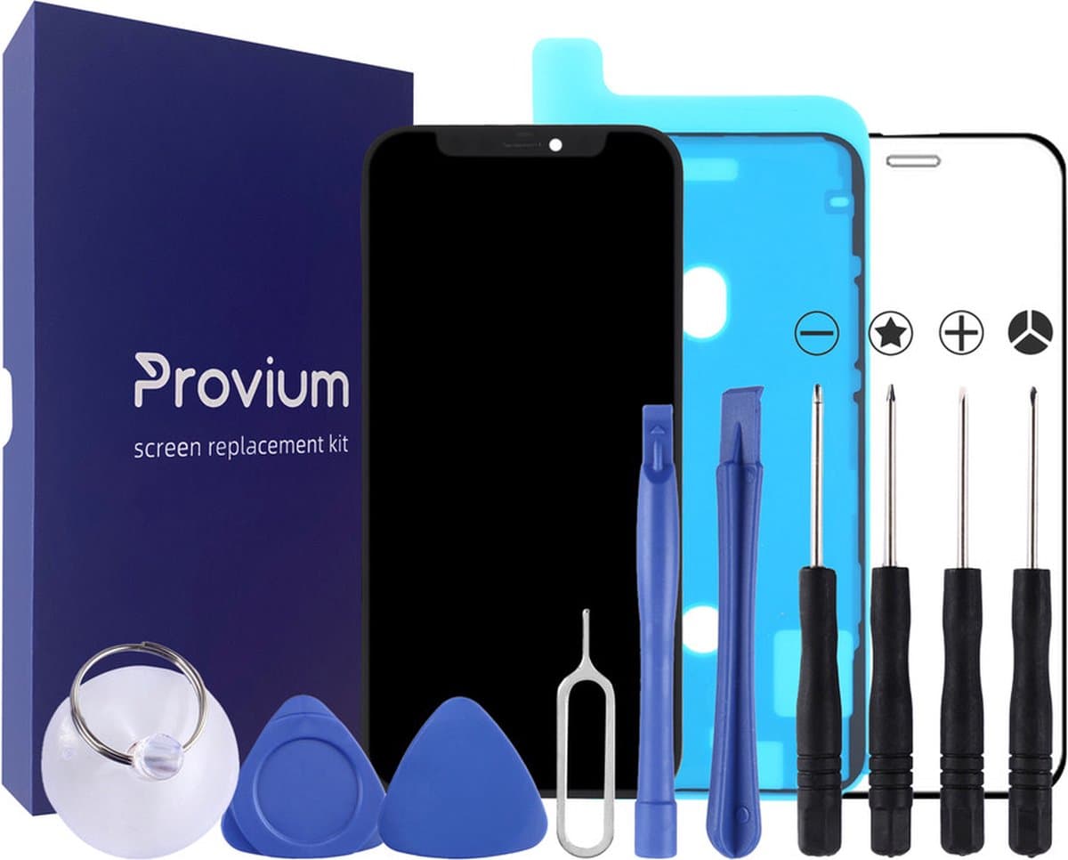 iPhone 11 PRO MAX Scherm - Incell LCD display voor Reparatie - A+ Kwaliteit - met gereedschap, screenprotector en plakstrip - Provium