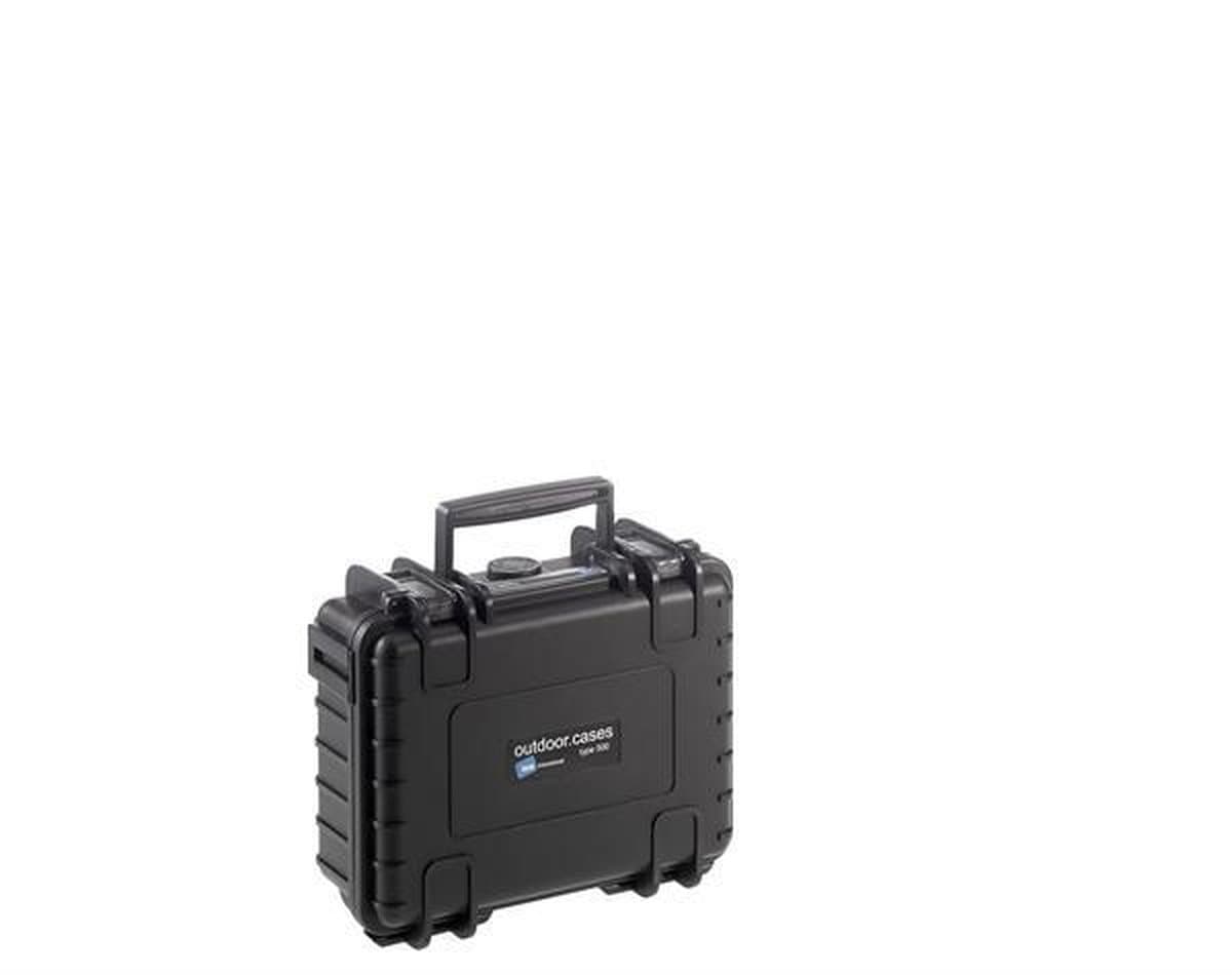 B & W International Outdoor-koffer outdoor.cases Typ 500 2.3 l (b x h x d) 230 x 180 x 90 mm Zwart 500/B/SI