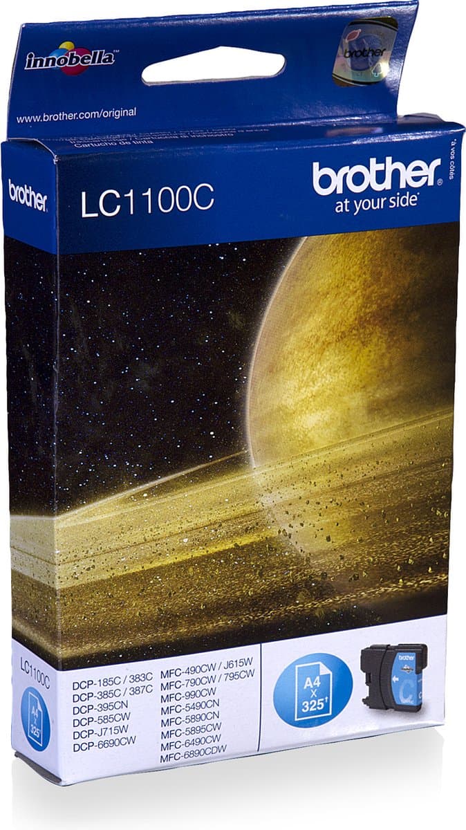 Brother LC1100C inktcartridge 1 stuk origineel cyaan