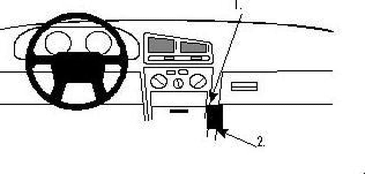 Brodit Proclip Angled Mount Low (852197)
