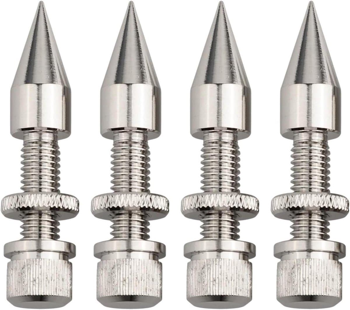 Luidspreker Spikes - Speaker Isolatie - Geluid Verbeteren - Trillingsdemping Technologie - 60 mm - Zilver