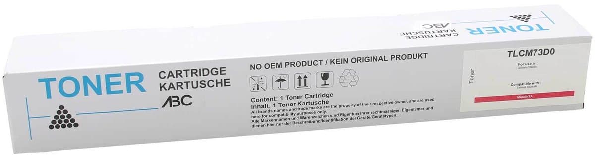 ABC huismerk toner geschikt voor Lexmark 73D0HM0 Magenta geschikt voor Lexmark CS943de