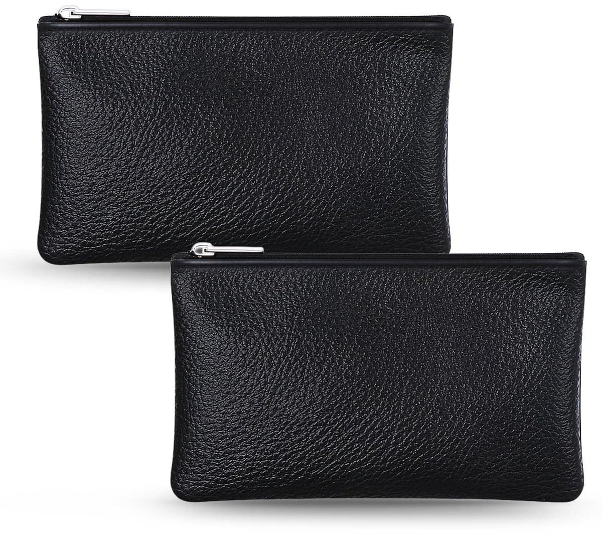 Dailygoods- Portemonnee met Rits - Leren Portemonnee - Kleine Pouch - Geschikt voor Munten/Bankbiljetten - Duurzaam PU-leer - Afmetingen 4,72 × 8,5 cm - Muntzakje
