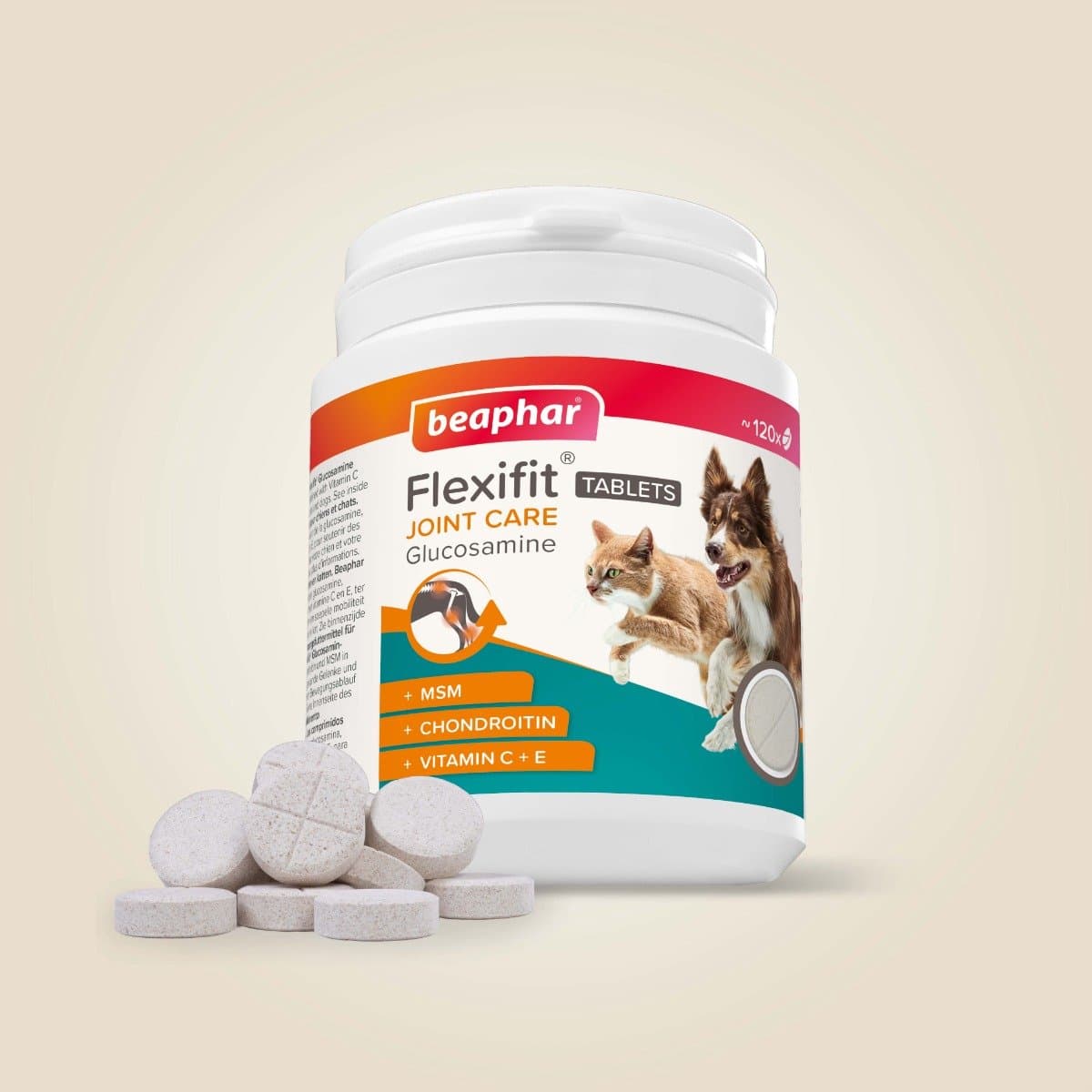 Beaphar Flexifit Glucosamine - 120 tabletten