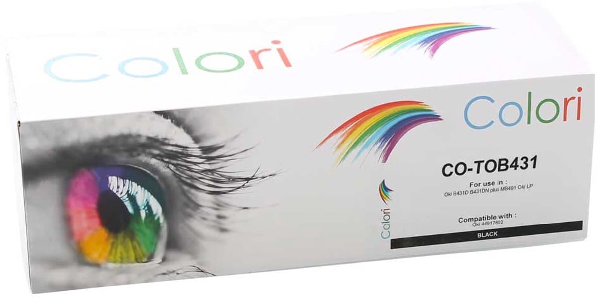 Colori huismerk toner geschikt voor Oki 44971602 voor Oki B431 B431D B431DN B431DN plus Oki MB491 MB491 Plus MB491 Plus LP