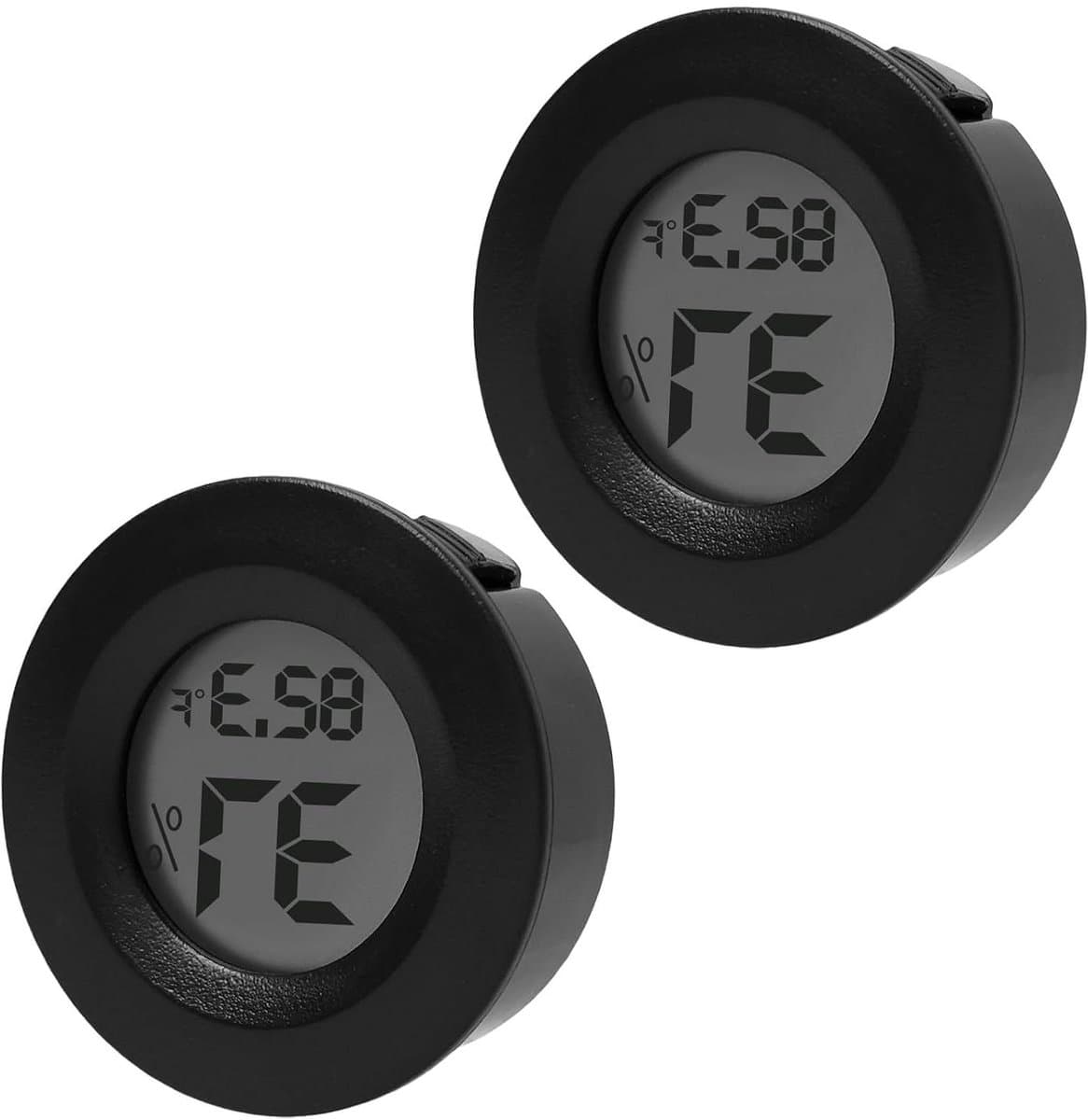 Mini Digitale Hygrometer - Temperatuur Meter - Klimaat Monitoren - Draagbaar Compact Design - 45 cm - Wit