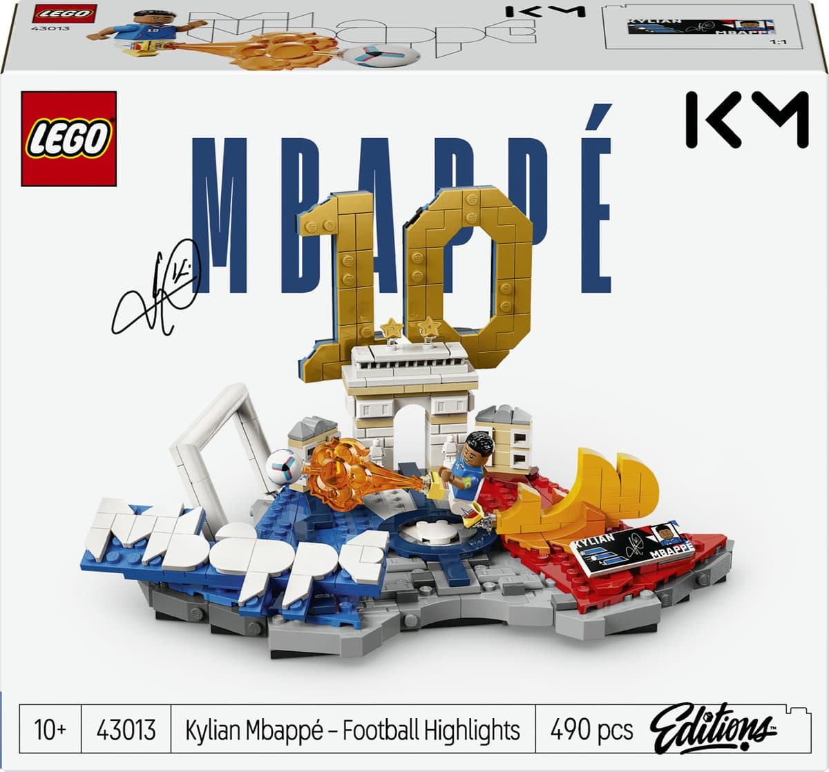 LEGO Editions Football 43013 Kylian Mbappé – Voetbal Hoogtepunten