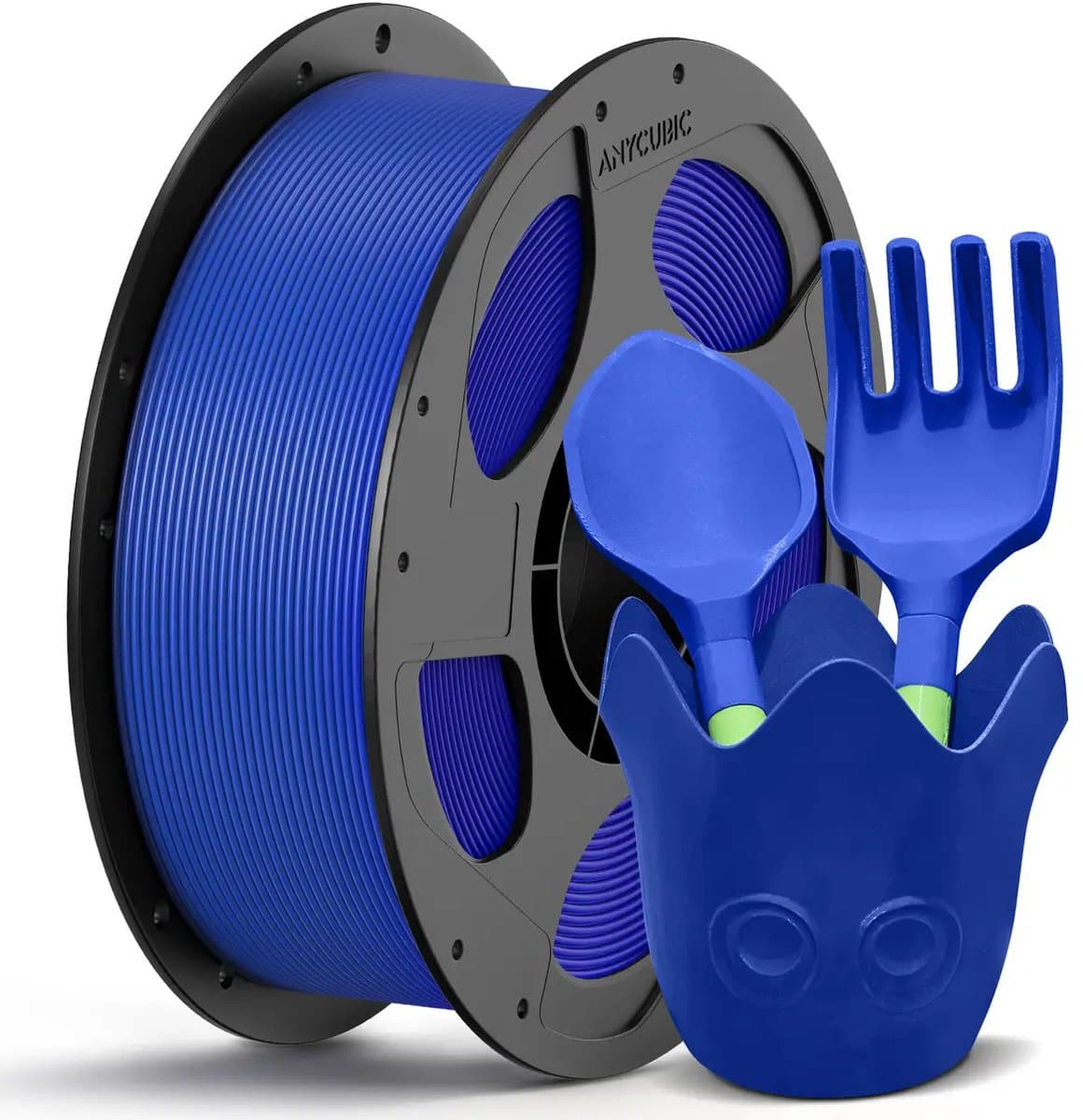 PETG Filament 1KG 1.75mm - BLAUW – Sterk, Flexibel & Waterbestendig – 3D Printer Filament – Hoge Hechting & Weinig Warping