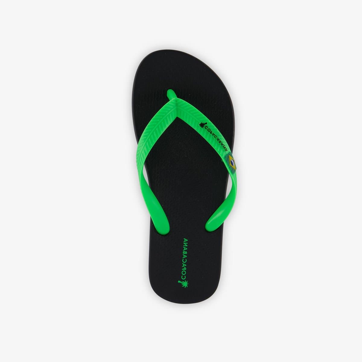 Copacabana Brasil kinder teenslippers zwart - Maat 34/35