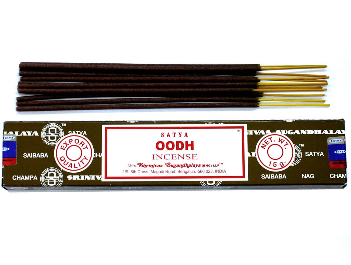 Satya Oodh Wierookstokjes - 1 Doosje 15 Gram - Wierook Stokjes - Premium Wierook