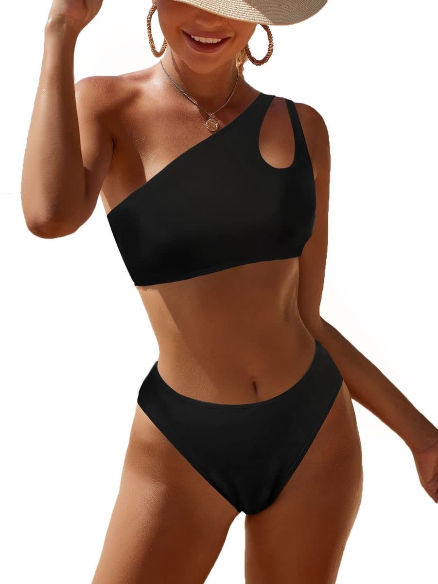Cosensi- Badpak Dames 2-delig - Bikini Top + Hoge Taille Broekje - Push-up - Comfortabel - Polyester/Spandex