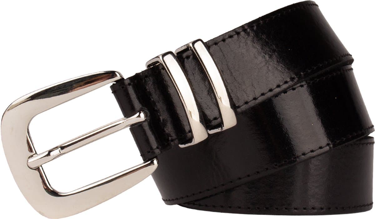 Legend Dames - Leren riem - Zwart - 85cm