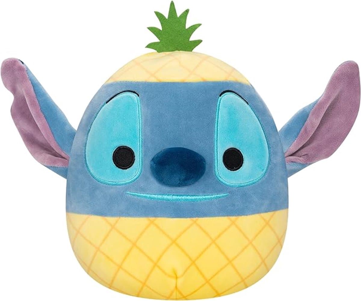 Squishmallows Knuffel Pluche - Disney Stitch Ananas, 20cm