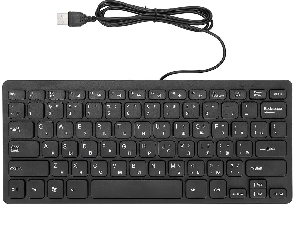 Dailygoody - PC-toetsenbord - USB-toetsenbord - Sterke compatibiliteit - Algemeen - Geschikt voor vrouwen en kinderen - Ideaal voor PC en notebook - R.