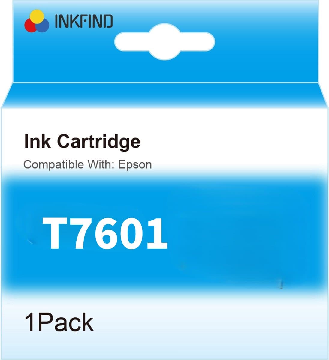INKFIND T7601 Foto Zwart inktcartridge compatibel met Epson T7601 Geschikt voor Epson SureColor SC-P600 SC P600 SC P600 -1-pack PBK