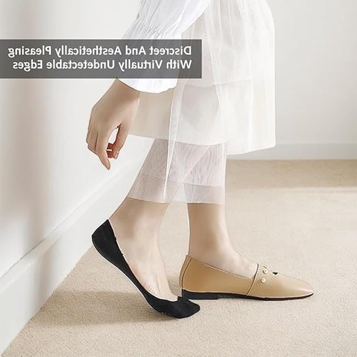Zes Paar Ultra Lage Onzichtbare Korte Onderbroeken voor Dames - Ideaal voor Loafers en Flats
