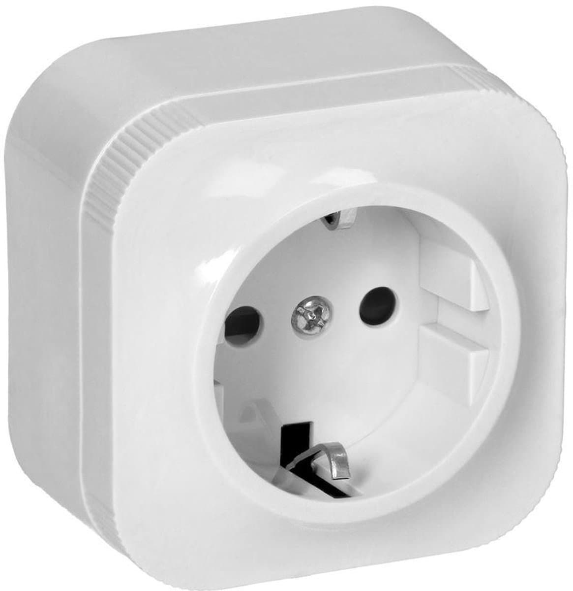 Orno ToDo Serie - Enkelvoudig Opbouw Stopcontact - 2P+Z - Schuko - Wit