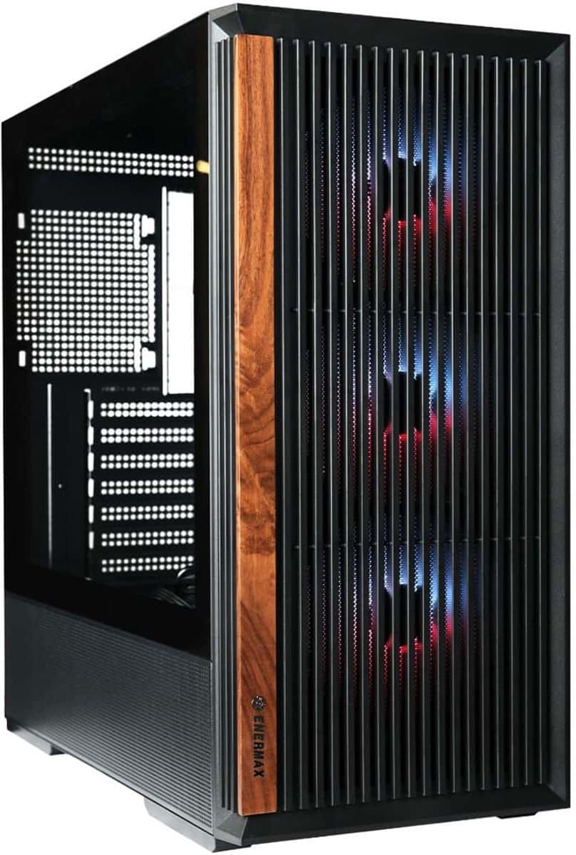 Enermax K3 AIR 3x120mm ARGB Fan Mesh Gehard Glas USB 3.2 EB850-C 850W 80+ Bronze Mid Tower ATX Gaming Behuizing (EC-K3A-AIR-EB850-C)