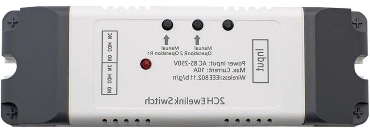 Garagedeur Controller - Poort Opener - Slimme Bediening - App en Spraak - AC85-250V - Zwart