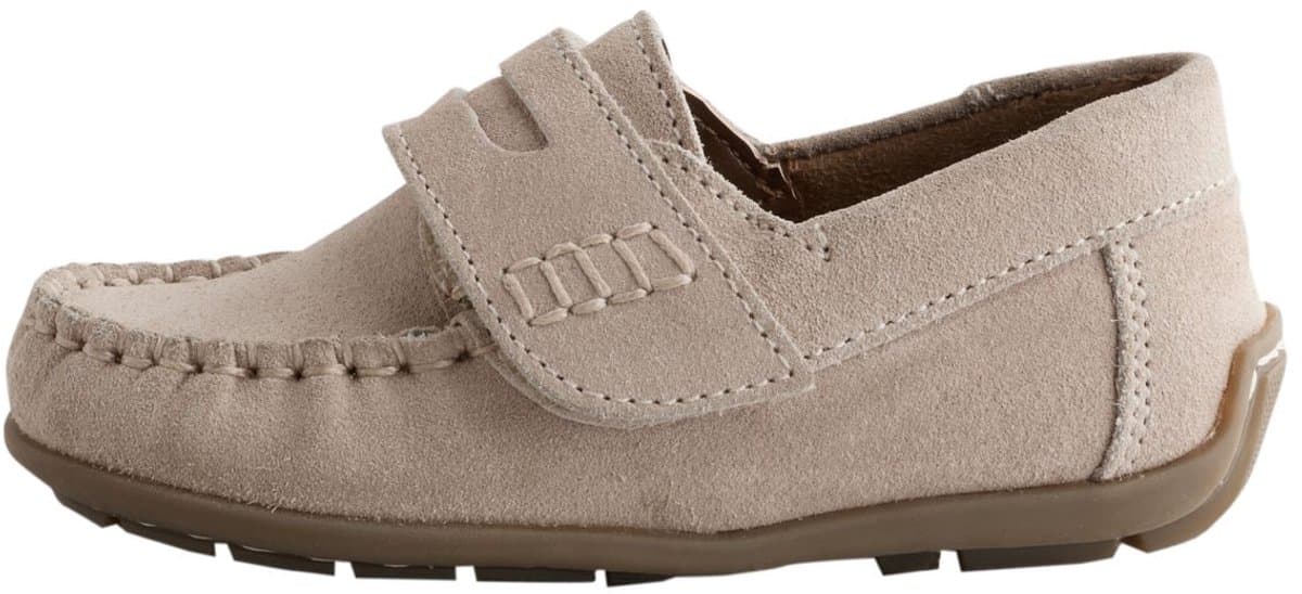 Next Leren pennyloafers met klittenbandsluiting