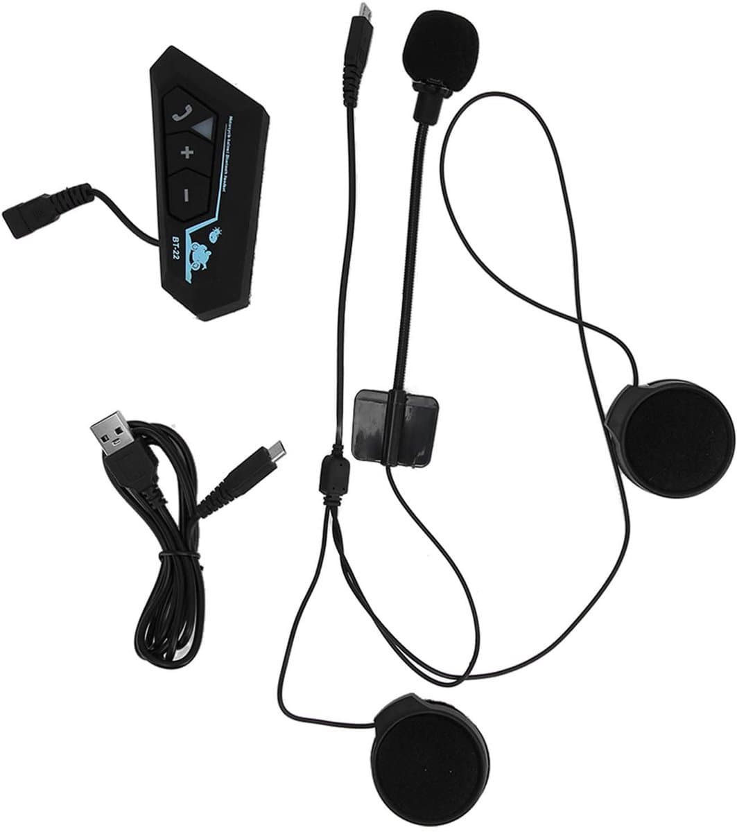 OmGoods - Dailygoody - Motorhelm Bluetooth-headset - Draadloze hoofdtelefoon - Ruisonderdrukking - Multifunctionele headset - Automatisch beantwoorden - Geschik