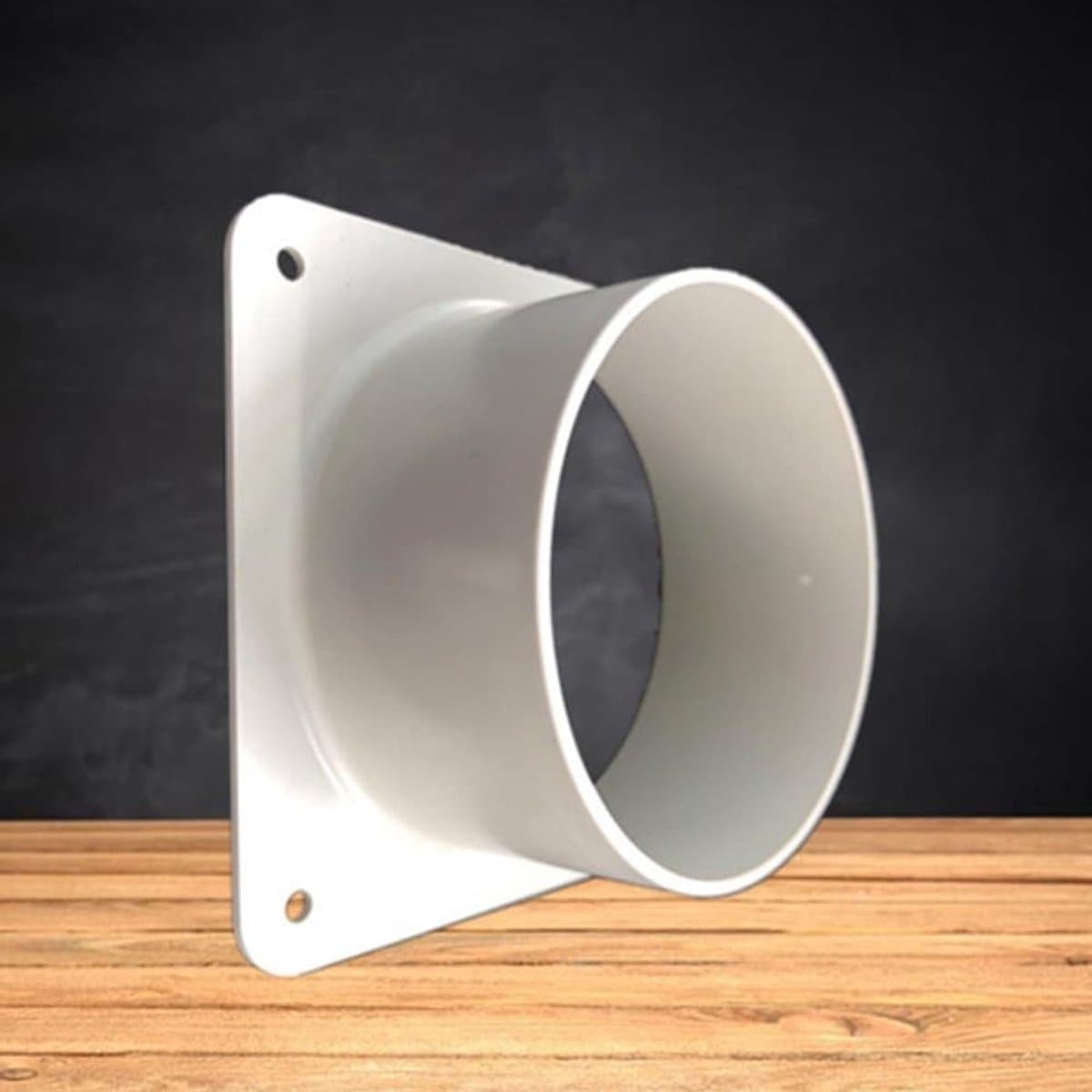 Dailygoods- Buisverbindingsflens Hoogwaardig Kunststof - DIY Luchtventilatie - Flens voor Ventilatiepijp - Eenvoudige Installatie - 100 mm - Duurzaam Materiaal - Ventilatieflens