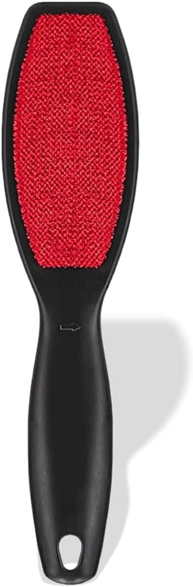 Pluisverwijderaar Borstel - Kledingborstel Haarverwijderaar - Kleding Reinigen - Dubbelzijdig Fluweel - 19 cm - Blauw