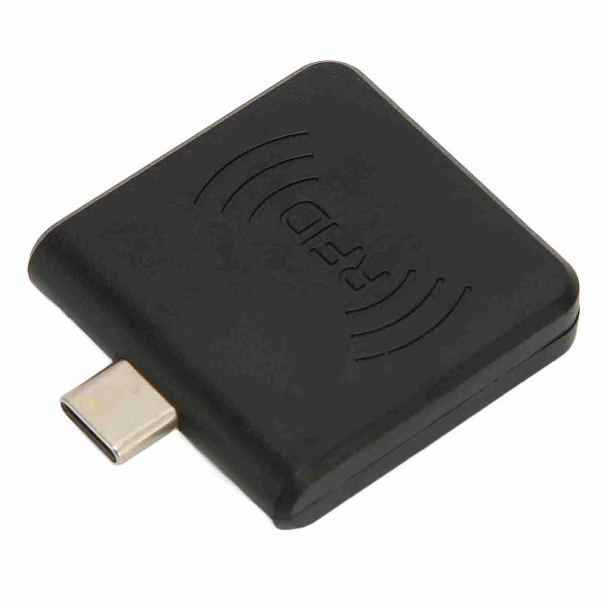 EGoods - Draagbare Contactloze Kaartlezer voor Mobiele Telefoon - RFID ID - Type-c Interface - 125 Khz - Zwart